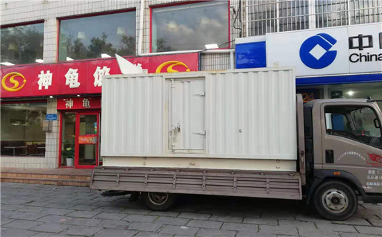 仁兴镇出租发电机施工案例